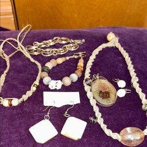 Bohemian jewelry lot